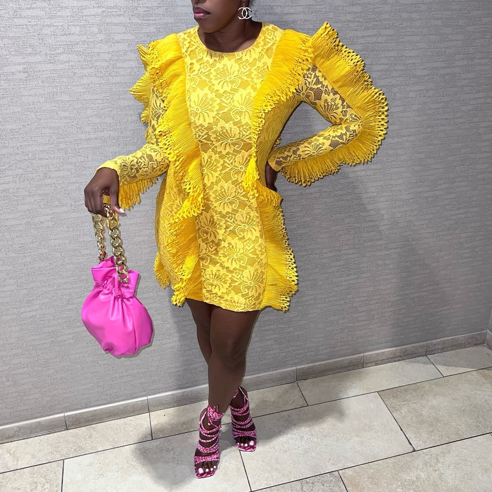 Butterfly Lace Dress